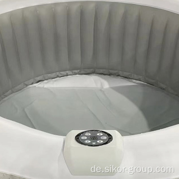 Werksfabrik OEM ODM Outdoor integriertes Design runder aufblasbarer Spa Pool Whirlpool Massage Spa Whirlpool